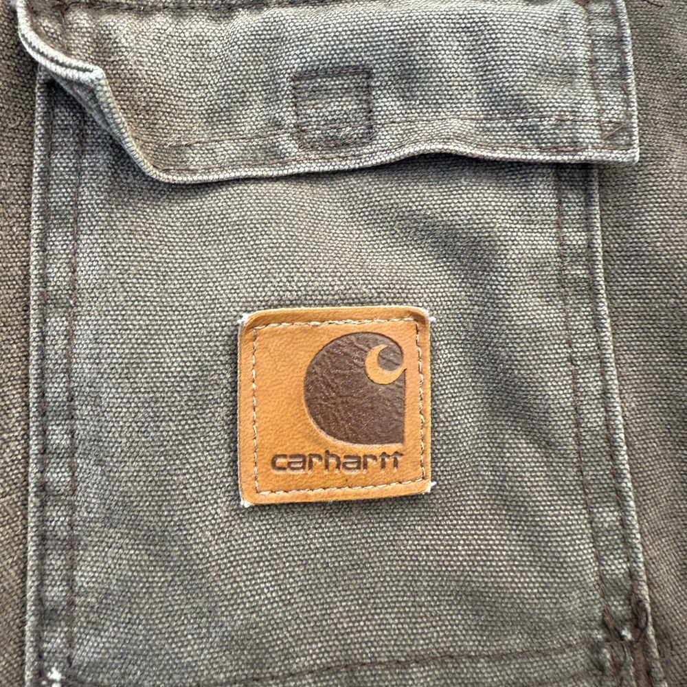 2002 Carhartt Brown chore Jacket (very sun faded) - Picture 5 of 6